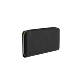 Alviero Martini - Portafoglio con zip around in saffiano, Nero